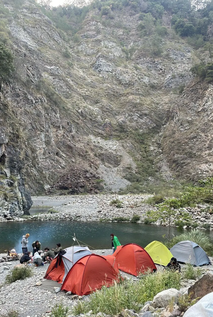 馬陵溫泉、野營